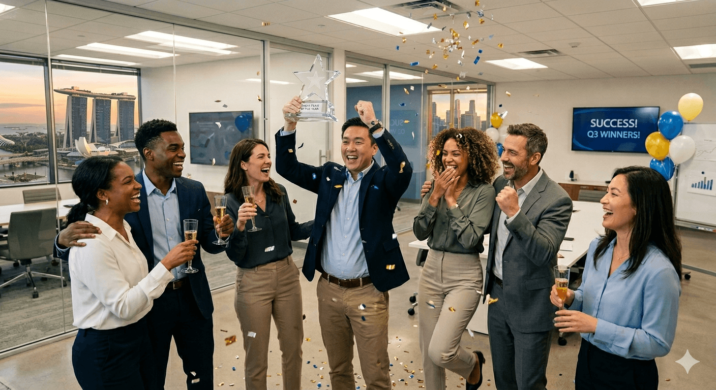 Sales team gifting hero photo with curated corporate gifts