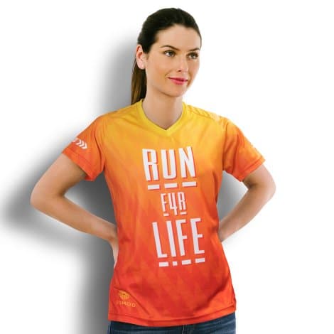Custom Womens Performance V-Neck T-Shirt - Image 1